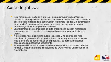 Slide 3: Aviso legal , cont.