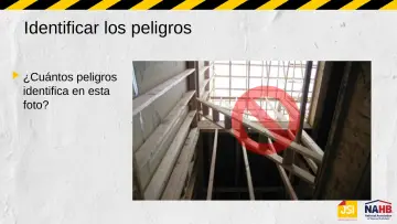 Slide 29: Identificar los peligros