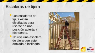 Slide 30: Escaleras de tijera