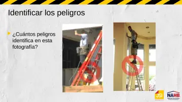 Slide 32: Identificar los peligros