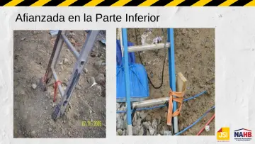 Slide 35: Afianzada en la Parte Inferior
