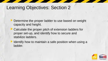 Slide 5: Learning Objectives: Section 2