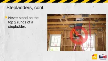 Slide 31: Stepladders, cont.