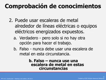 Slide 33: Comprobación de conocimientos