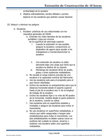 Page 4: arriba/abajo de la escalera