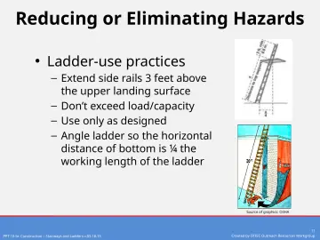 Slide 11: Reducing or Eliminating Hazards