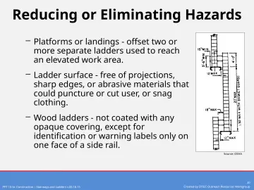 Slide 20: Reducing or Eliminating Hazards