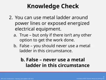 Slide 33: Knowledge Check