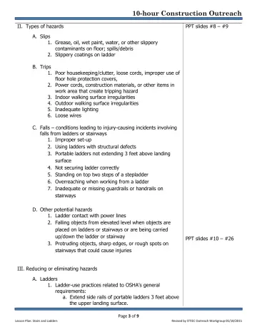 Page 3: II. Types of hazards