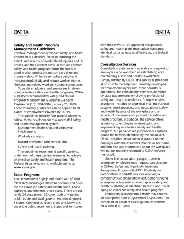 Page 11: Safety and Health Program Management Guidelines