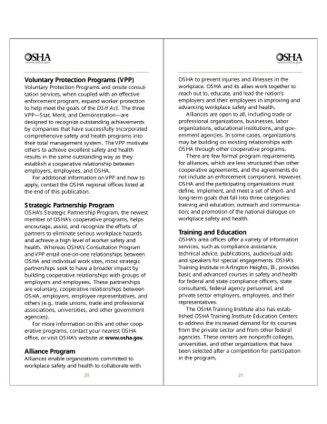 Page 12: Voluntary Protection Programs (VPP)