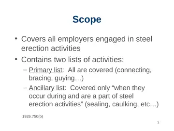 Slide 3: Scope