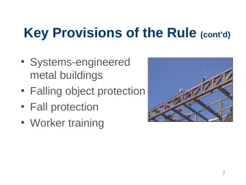 Slide 7: Key Provisions of the Rule (cont’d)