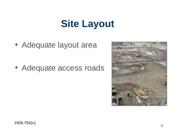 Slide 8: Site Layout