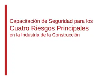 Slide 1: Cuatro Riesgos Principales
