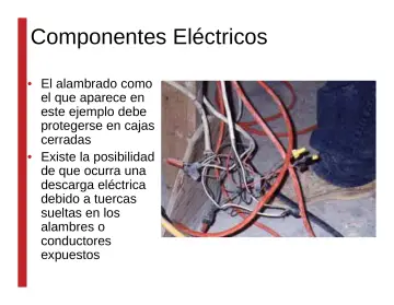 Slide 32: Componentes Eléctricos