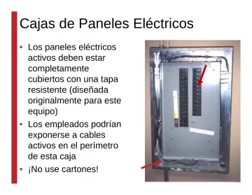 Slide 33: Cajas de Paneles Eléctricos