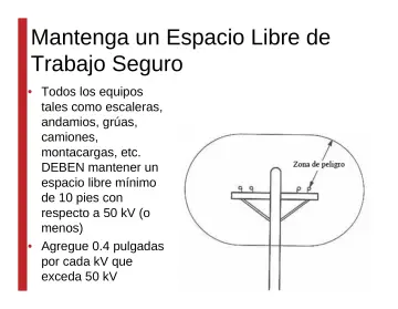 Slide 45: Mantenga un Espacio Libre de Trabajo Seguro