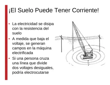Slide 48: ¡El Suelo Puede Tener Corriente!