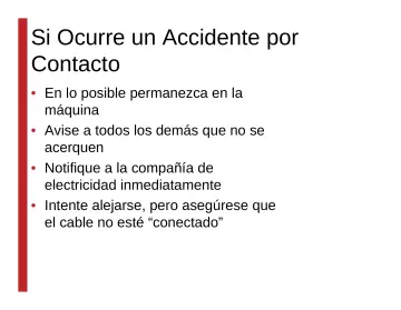 Slide 49: Si Ocurre un Accidente por Contacto