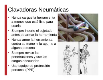 Slide 73: Clavadoras Neumáticas