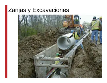 Slide 76: Zanjas y Excavaciones