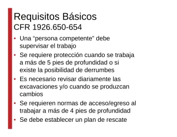Slide 78: Requisitos Básicos