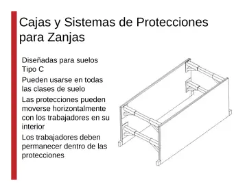 Slide 79: Cajas y Sistemas de Protecciones para Zanjas