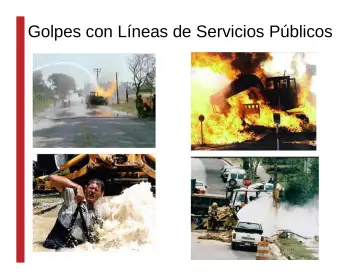 Slide 82: Golpes con Líneas de Servicios Públicos