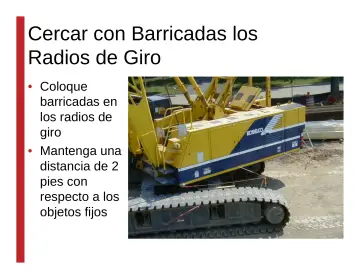 Slide 86: Cercar con Barricadas los Radios de Giro