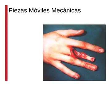 Slide 87: Piezas Móviles Mecánicas