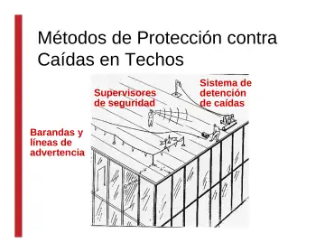 Slide 97: Métodos de Protección contra Caídas en Techos