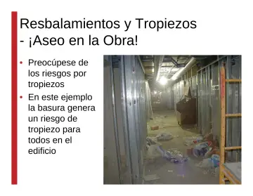 Slide 105: Resbalamientos y Tropiezos