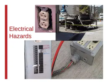 Slide 23: Electrical Hazards
