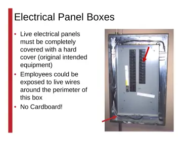 Slide 33: Electrical Panel Boxes