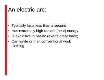 Slide 35: An electric arc: