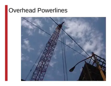 Slide 40: Overhead Powerlines