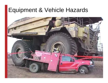 Slide 58: Equipment & Vehicle Hazards