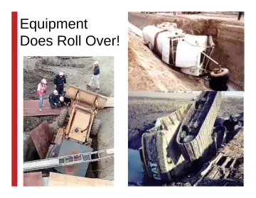 Slide 63: Equipment Does Roll Over!