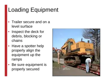 Slide 67: Loading Equipment