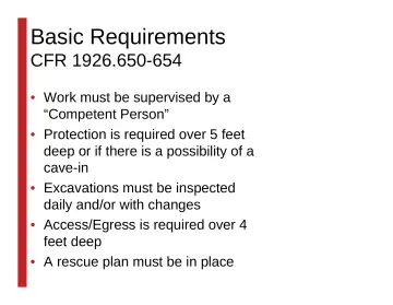 Slide 78: Basic Requirements