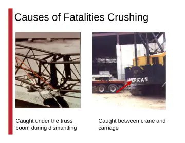 Slide 84: Causes of Fatalities Crushing