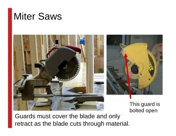 Slide 90: Miter Saws