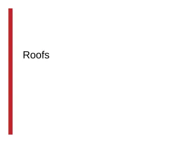 Slide 95: Roofs