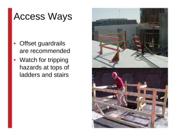 Slide 103: Access Ways