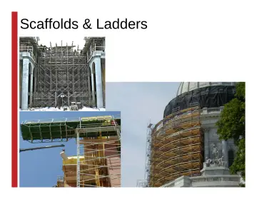 Slide 107: Scaffolds & Ladders