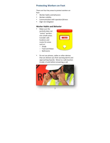 Page 7: Protecting Workers on Foot