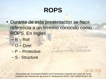 Slide 7: ROPS