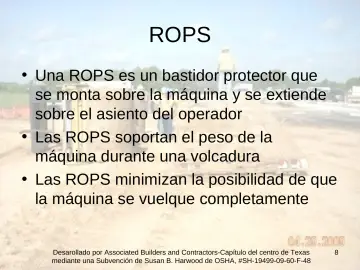 Slide 8: ROPS