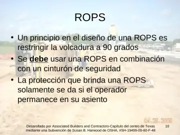 Slide 10: ROPS